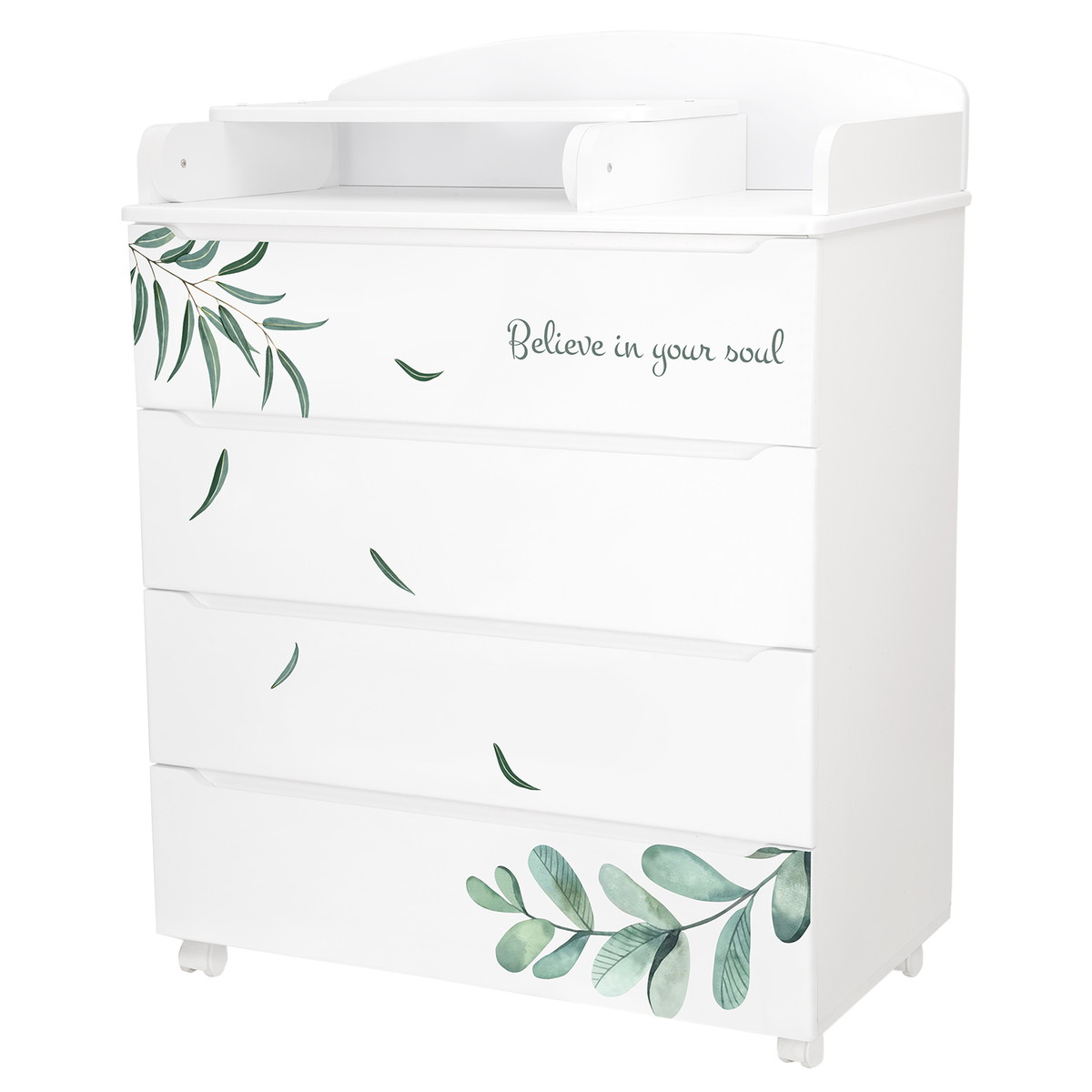 Комод Indigo Green Line с узким пеленальным столиком, ЛДСП, МДФ  Травинки 6h1vxdq6ej43volz3rddngwcghunkqqj