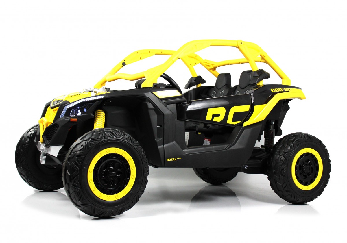 Детский электромобиль RiverToys BRP Can-Am Maverick Y111YY желтый di2zouwsd6p5iie2je5ysrqaayjrmcof