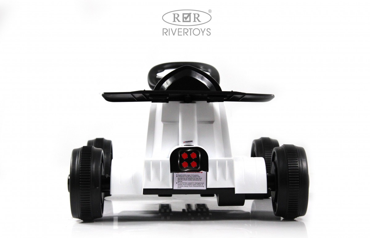 Детский электромобиль RiverToys K008PX белый 3fkiko1zplg8oisczenu79pwpvc38b8a