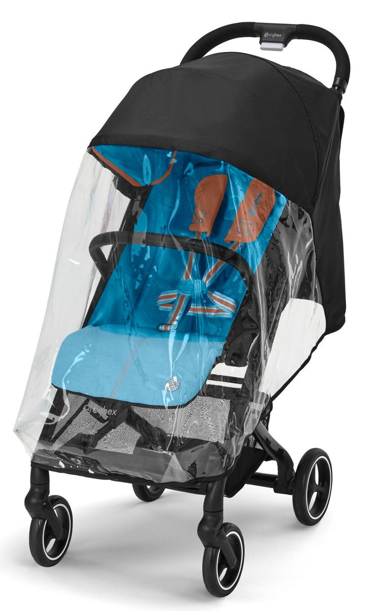 Прогулочная коляска Cybex Beezy Beach Blue с дождевиком и бампером wm7k0jruuku9j2u713pzmuw8e6jl2619