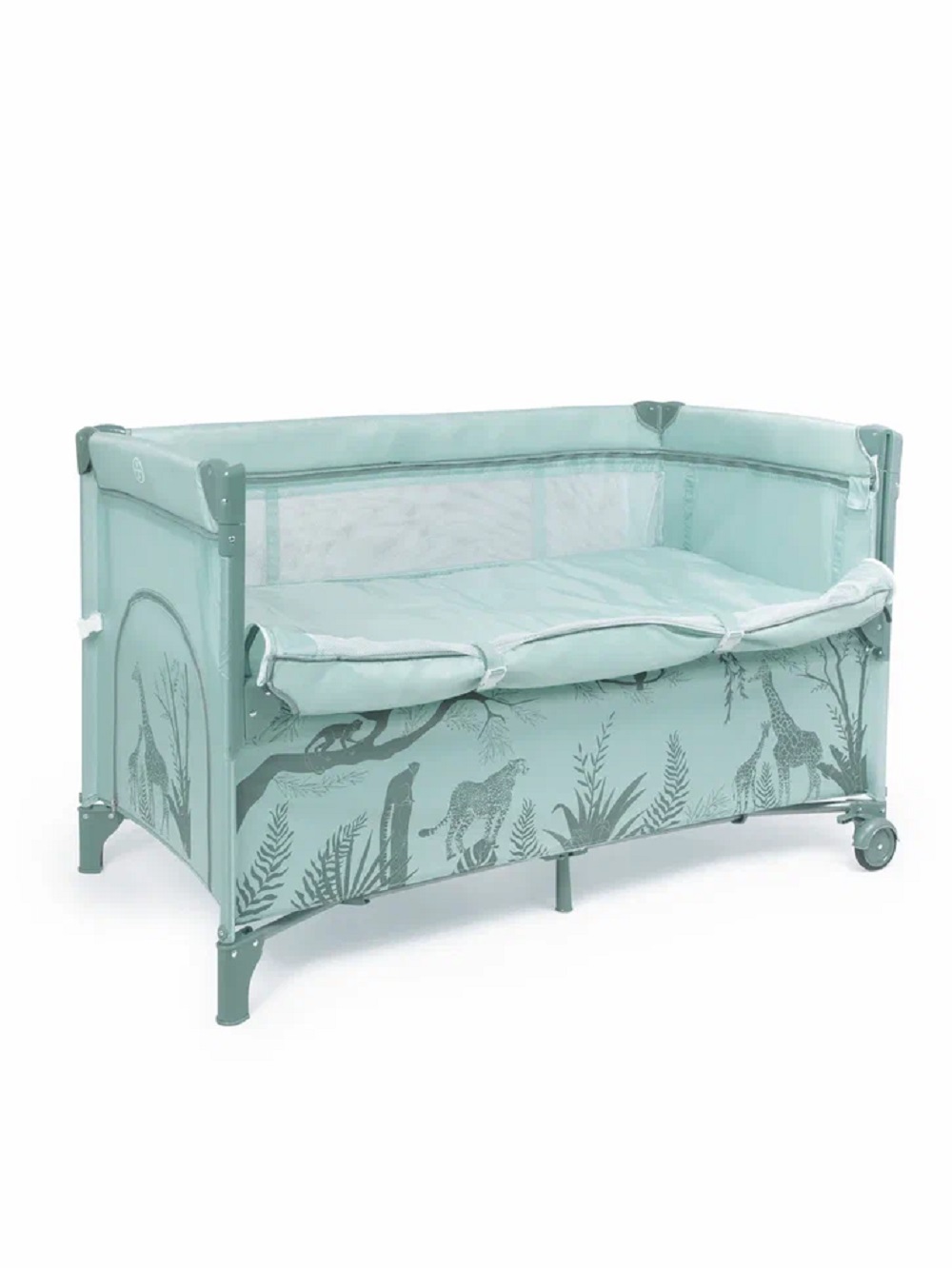 Манеж-кровать Amarobaby Transform Africa/Зеленый  7b356896edc4efd472440a2b00fa164f