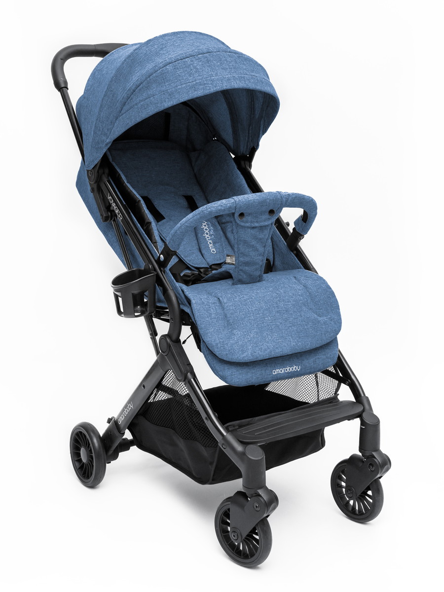 Прогулочная коляска Amarobaby Voyager Синий 8xn24j0s6xvqjblva9xflhd2q1jpf9re