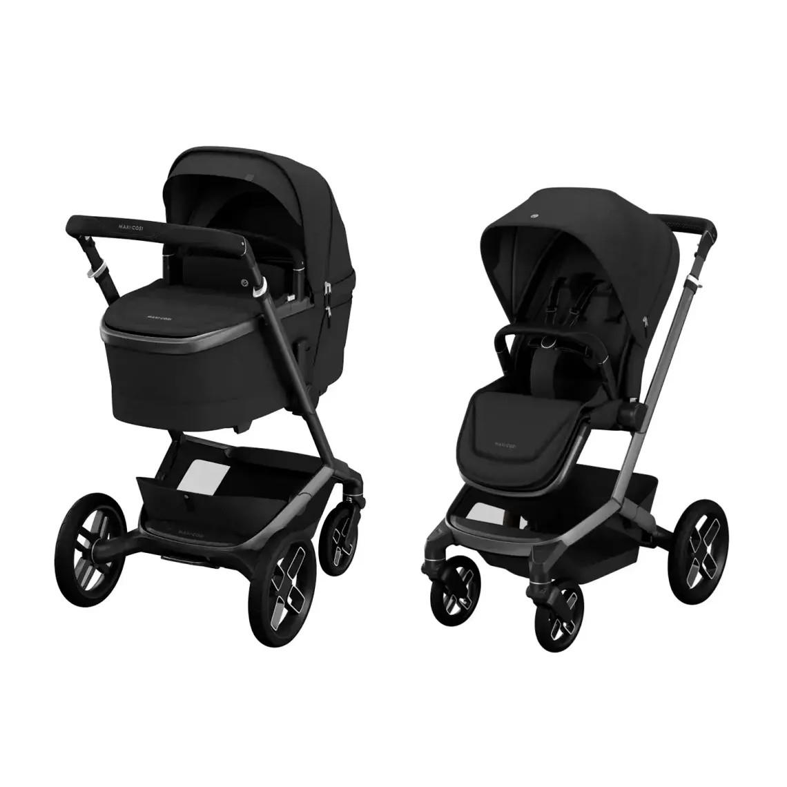 Коляска 2 в 1 Maxi-Cosi Fame (Twillic Black)