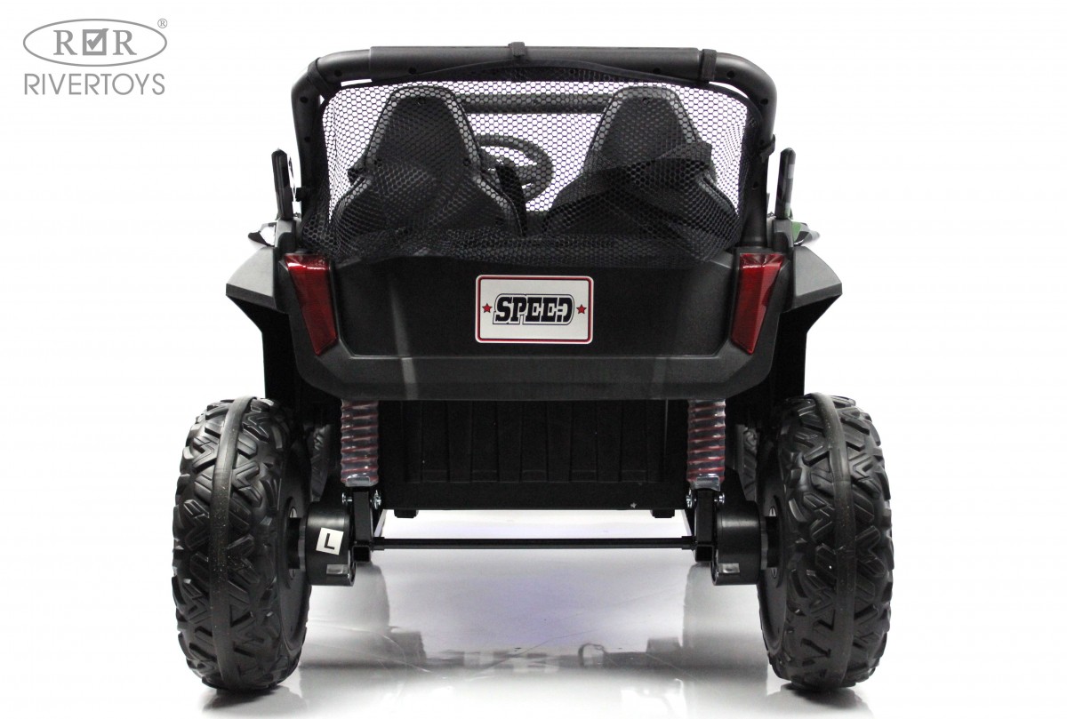 Детский электромобиль RiverToys T777TT 4WD зеленый камуфляж fj3rg9xa44wduq7fzuwd4taminzou8uo
