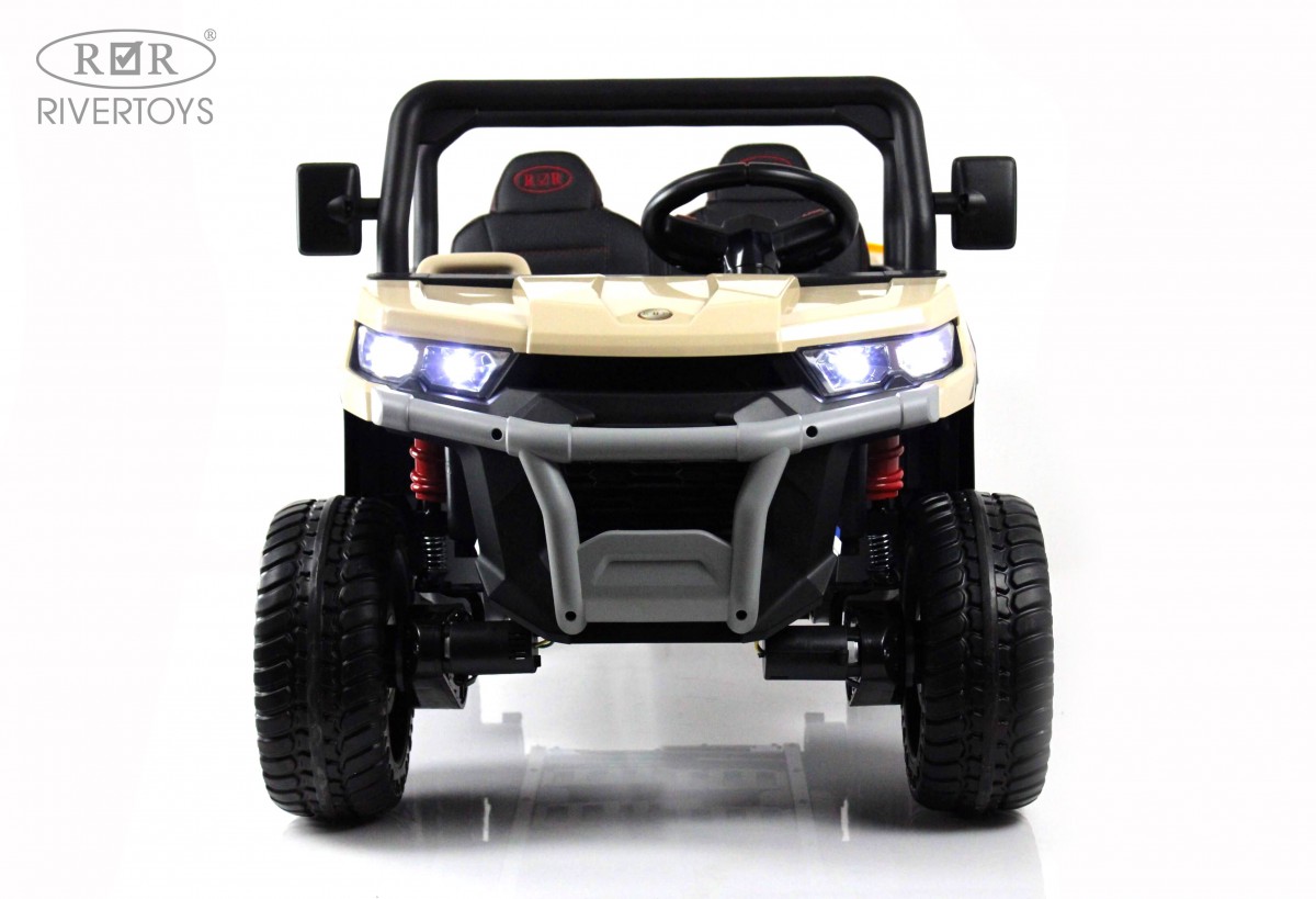 Детский электромобиль RiverToys H005HH кремовый qk8yjl9vz5e2pchhhq7n9czd9h6tx6dm