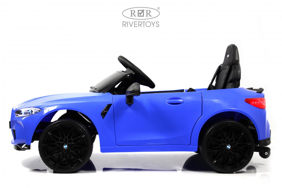 Детский электромобиль RiverToys BMW M4 A004AA синий b42281sxoca6bqrviffmdtdruqyag8h9
