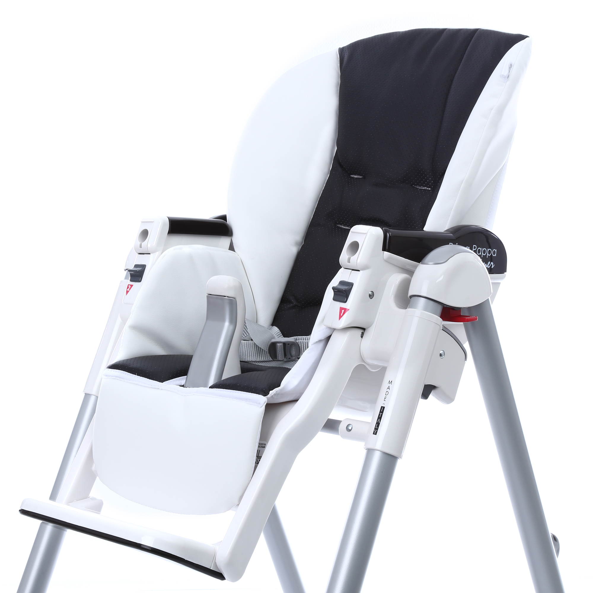 Сменный чехол сидения Esspero Sport к стульчику для кормления Peg-Perego Diner  (White/Black)