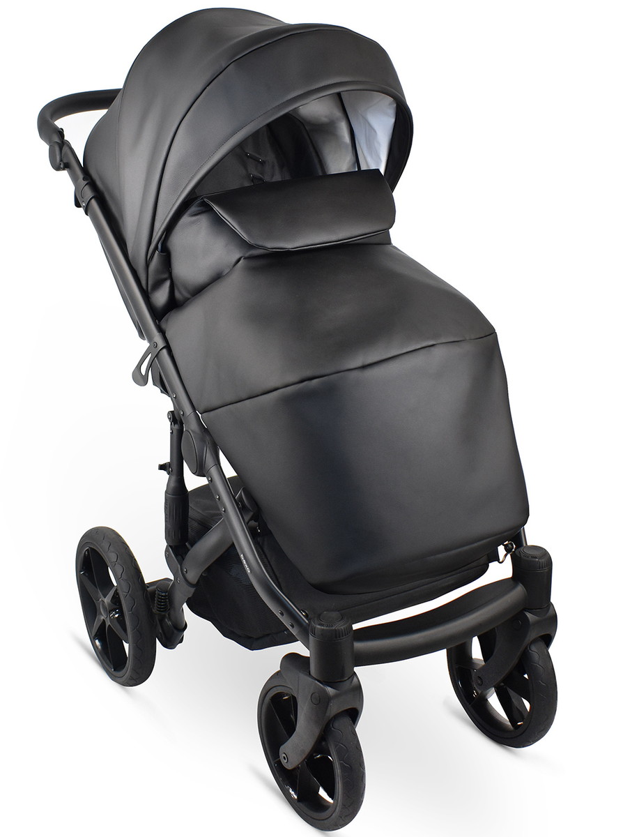 Детская коляска Bexa Ideal Eco 2 в 1 IE01 черный+черная кожа 0v21ux25iy98z0m5pvh9j4pmjxvdijju