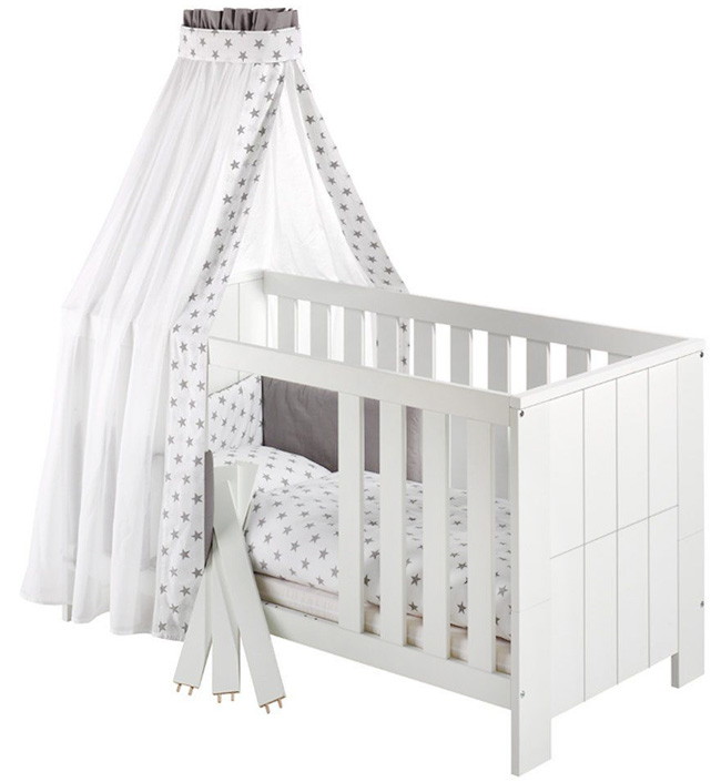 Комплект белья из 4-х предметов Schardt Big Stars белый/серые звезды 84lqdq7a13gnyh60isqvysfysga33wi5