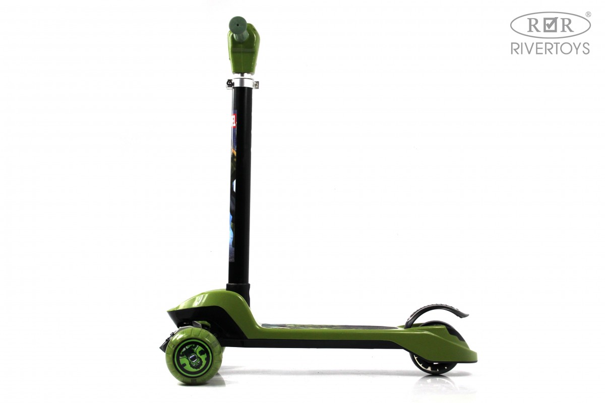 Детский самокат RiverToys HB-Q3 зеленый 2j18xswhow8l1bxgytvw11yeq16yrmvr
