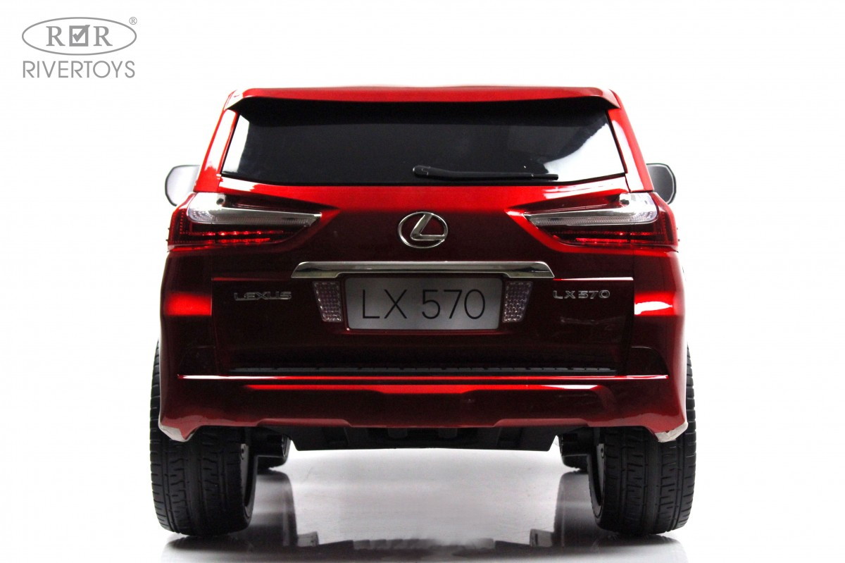 Детский электромобиль RiverToys Lexus LX570 Y555YY красный глянец m6s0clrvlz7nikyzkhbxnxr8atybow0w