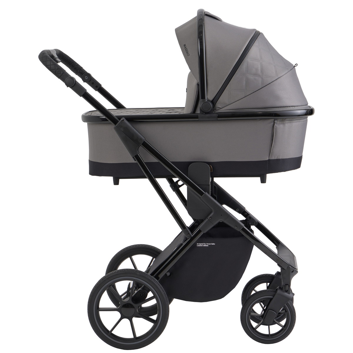 Детская коляска Sweet Baby Massimo SBL 2 в 1 Grey oybaht60q0qn465mb53jvqavyk5ifa4m