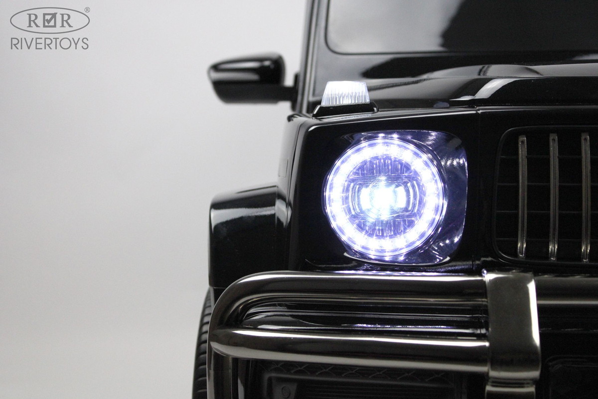 Детский электромобиль RiverToys Mercedes-AMG G63 4WD (S307) черный глянец sqgh0dtx4clnvi7e2bsbjzl9z6zzeccq