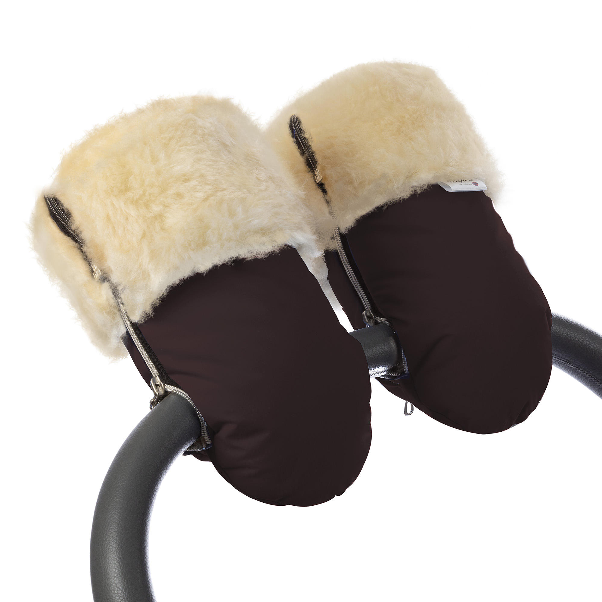 Муфта-рукавички для коляски Esspero Double (Натуральная шерсть) Chocolat 4eb42600c7a688099b44898ba3f3eeb8