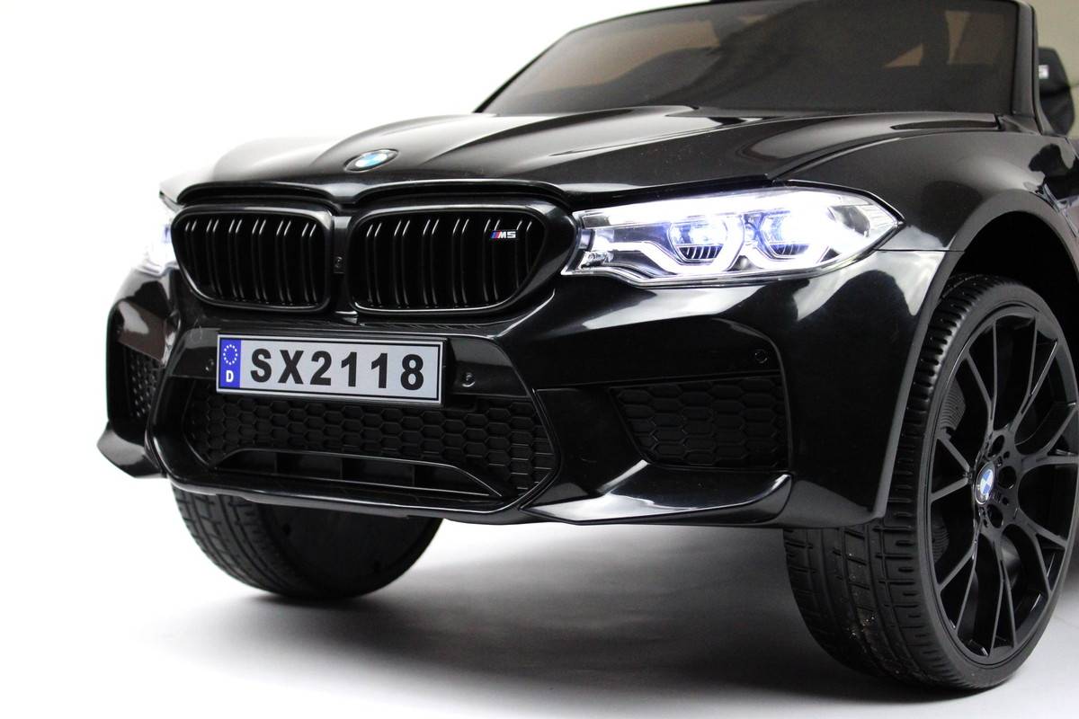 Детский электромобиль RiverToys BMW M5 Competition A555MP черный 5h56bwi8c42y89oip0j2f5d0oh7iznzr
