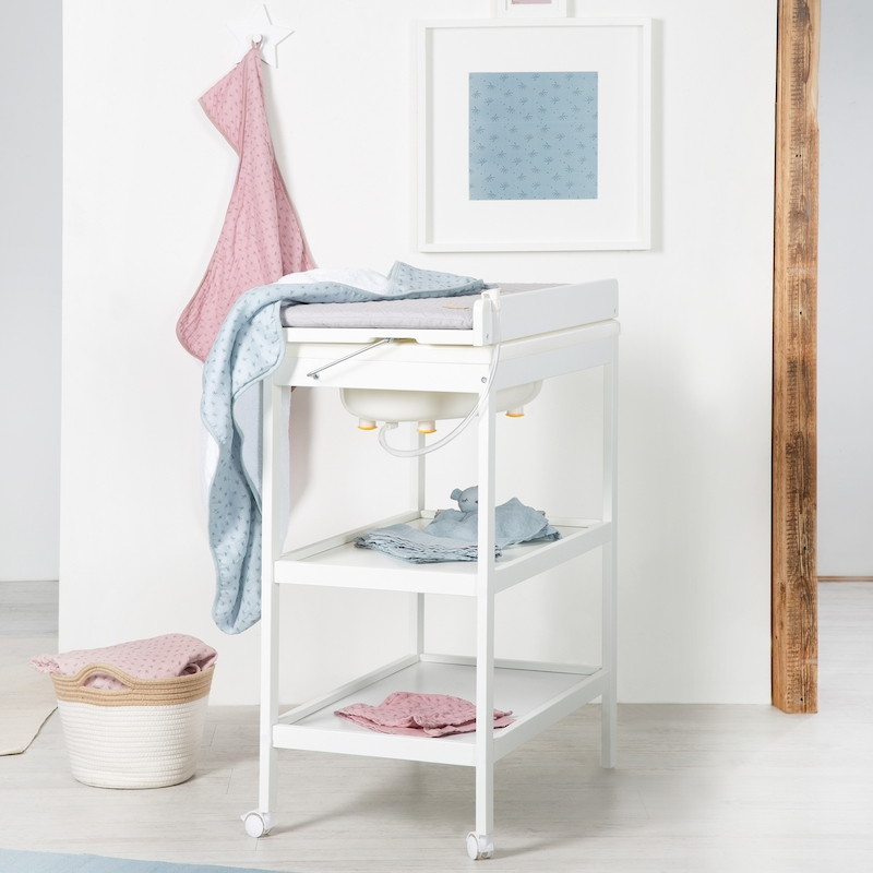 Стол для пеленания ROBA Baby Pool с ванночкой и матрасиком Белый egazk50taqrarpd3e27w0r1m8p4tsi17