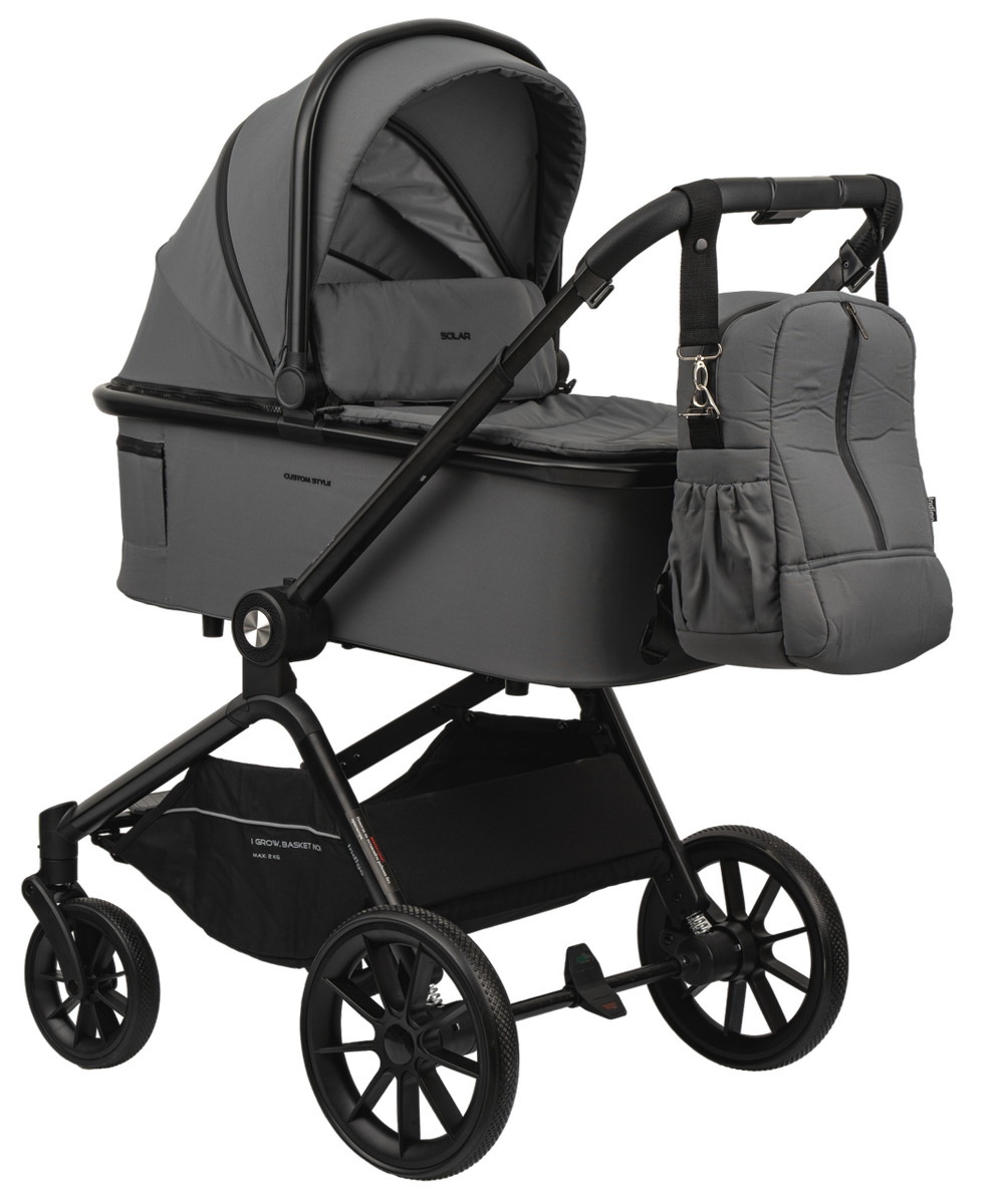 Детская коляска Indigo Solar 3 в 1 серый u4cbdhw6lmfcf4dkbv7oprxt9096qke2