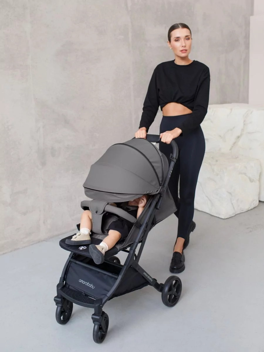 Прогулочная коляска Amarobaby Airy Серый lz07n9dcrbmci72ruwbl7u50vrto0olx
