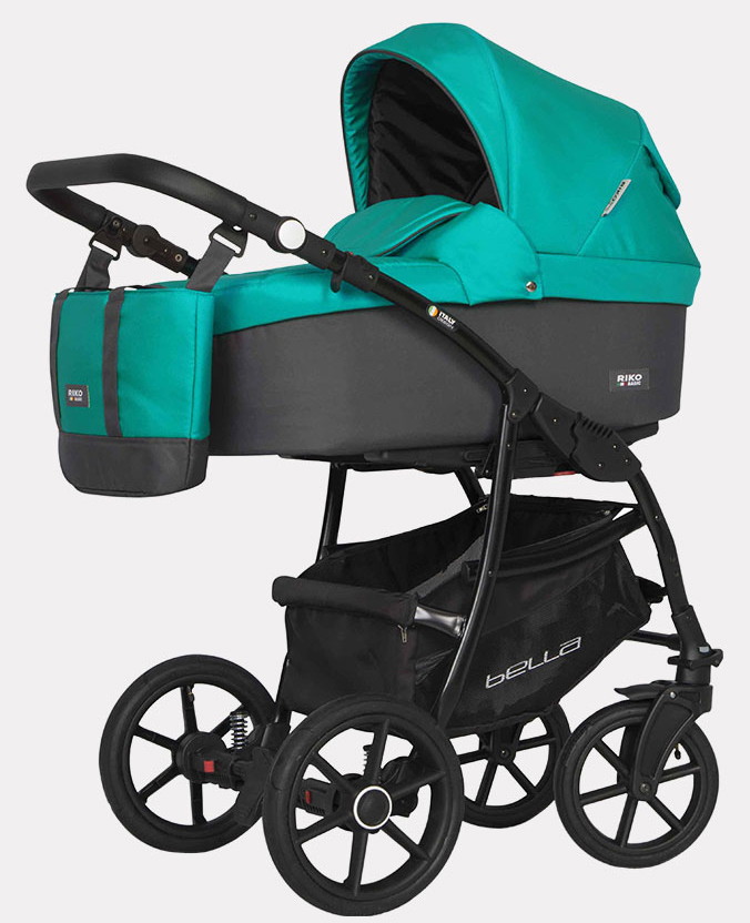 Детская коляска Riko Basic Bella 2 в 1 03 серый-малахит x5wup7qddmfa3y25zlgyupspa4tey45f