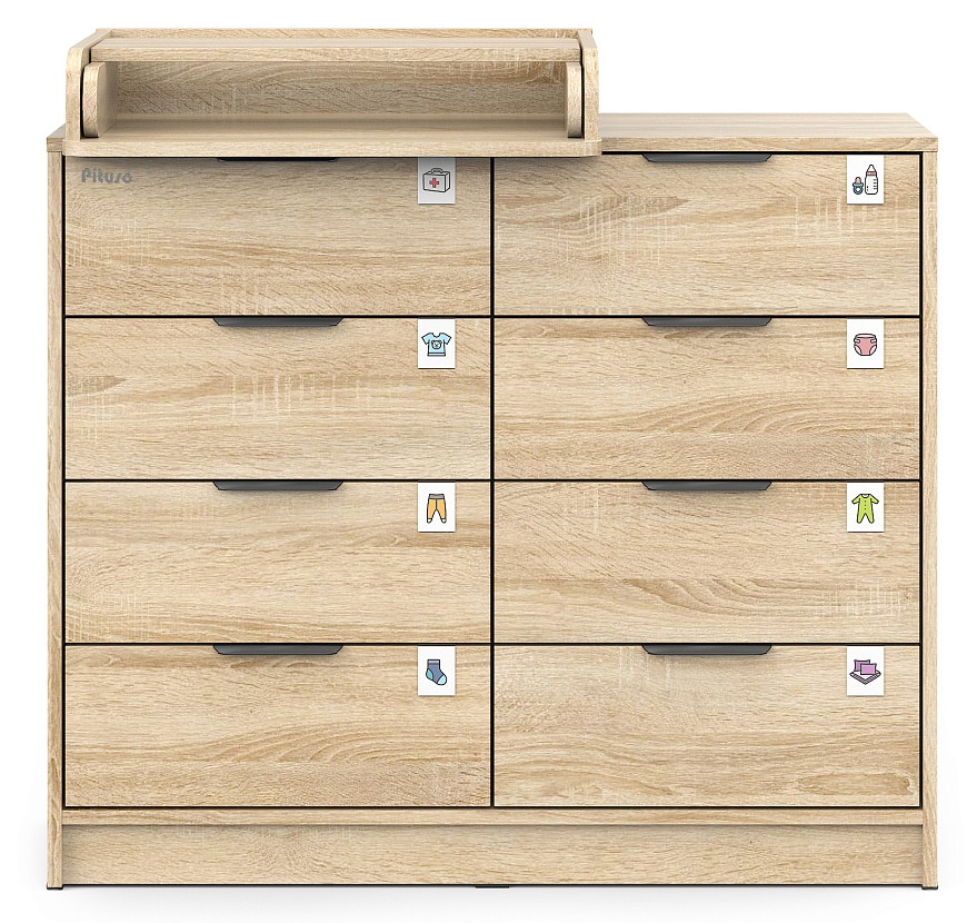 Комод Pituso Kids Optimum ЛДСП Дуб сонома 6opask6gw96btl6usnaiyo950imk6vw9