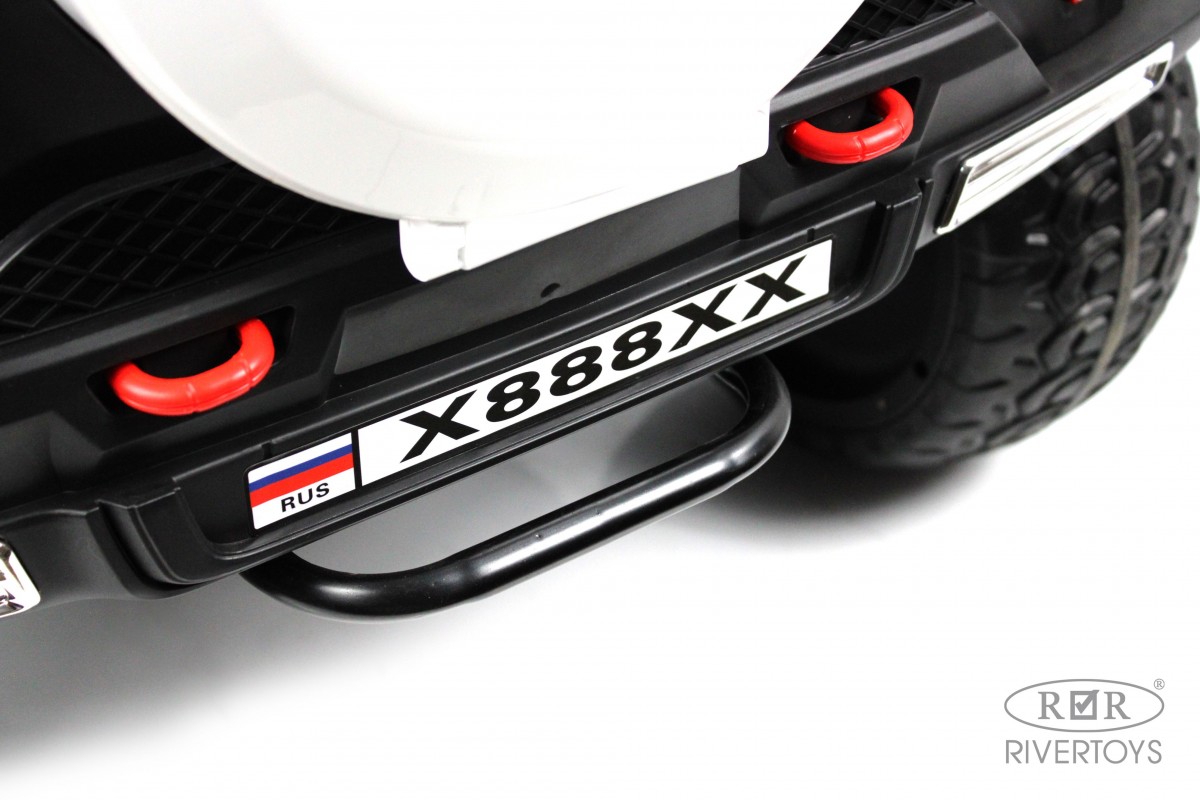 Детский электромобиль RiverToys X888XX белый sdaeebimm2qqb5eagre13jcyjb2d8473