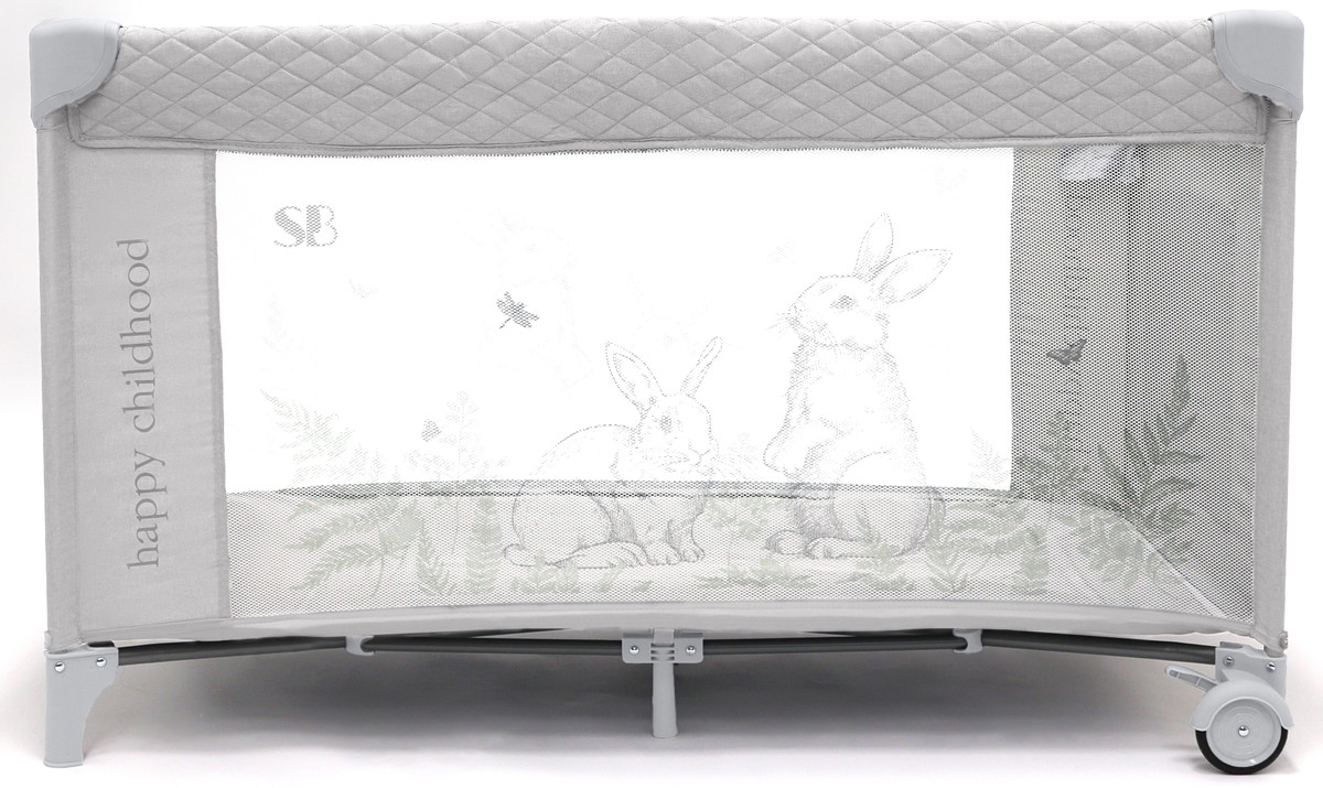 Манеж детский Sweet Baby Nini Grey Rabbit 0uoiuaa6bnqx2kq1o778pka0i9gybgxk
