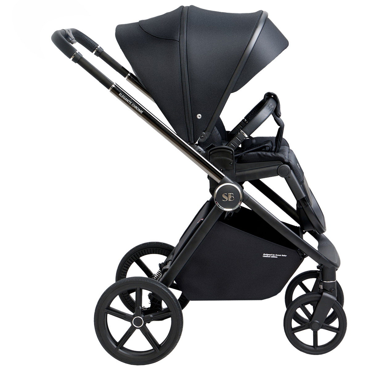Коляска 2 в 1 Sweet Baby Elegante Chrome Black 136f2vc3o5bc2jn7hok8ub3zjgl78kb7