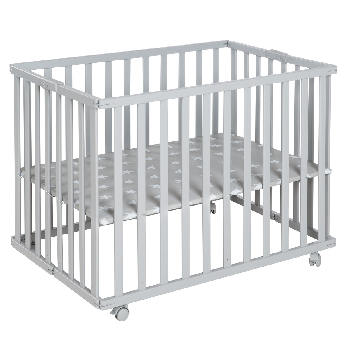 Детский складной манеж ROBA Foldable playpen 74 х 100  Серый h1liu53bk8vxum7bsv61vcex00vjysdm