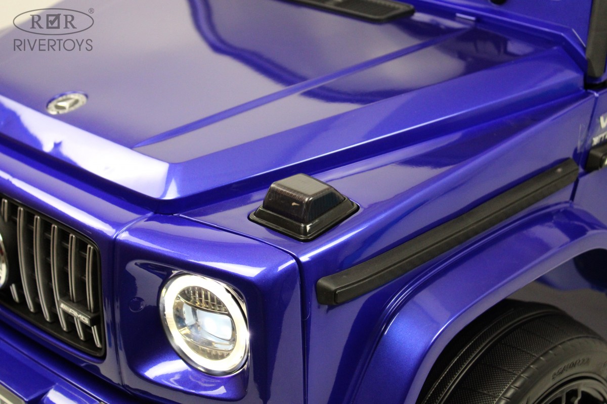 Детский электромобиль RiverToys Mercedes-AMG G63 K999KK синий глянец n2sxcuaxprxak7vs6xi0ljs7rc3x233a