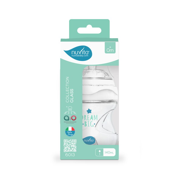 Антиколиковая бутылочка Nuvita 6013 Glass Collection 140мл, стекло белый/зеленый dz43yb0j5ft40mau1wefajeqd9hx0p7a