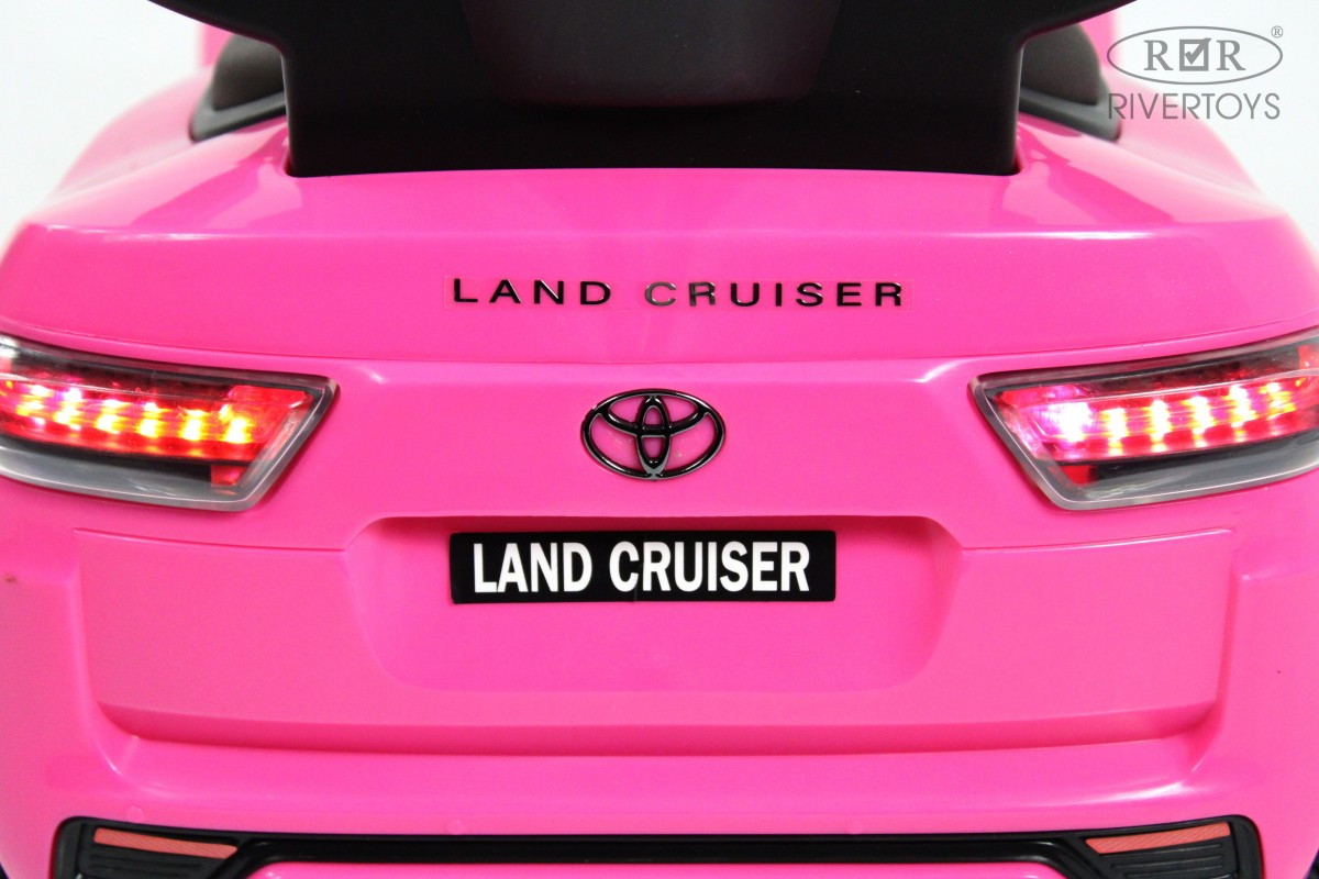 Детский толокар RiverToys Toyota Land Cruiser 300 Z002ZZ-A розовый zt2hikv6f7heb2pxorvwml9up4dm3kph