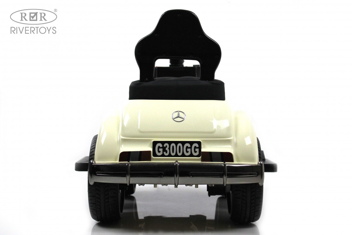 Детский толокар RiverToys Mercedes-AMG 300S G300GG-D с пультом управления белый 9y3x982j00n0igspthyzar5gzfv6p2tl
