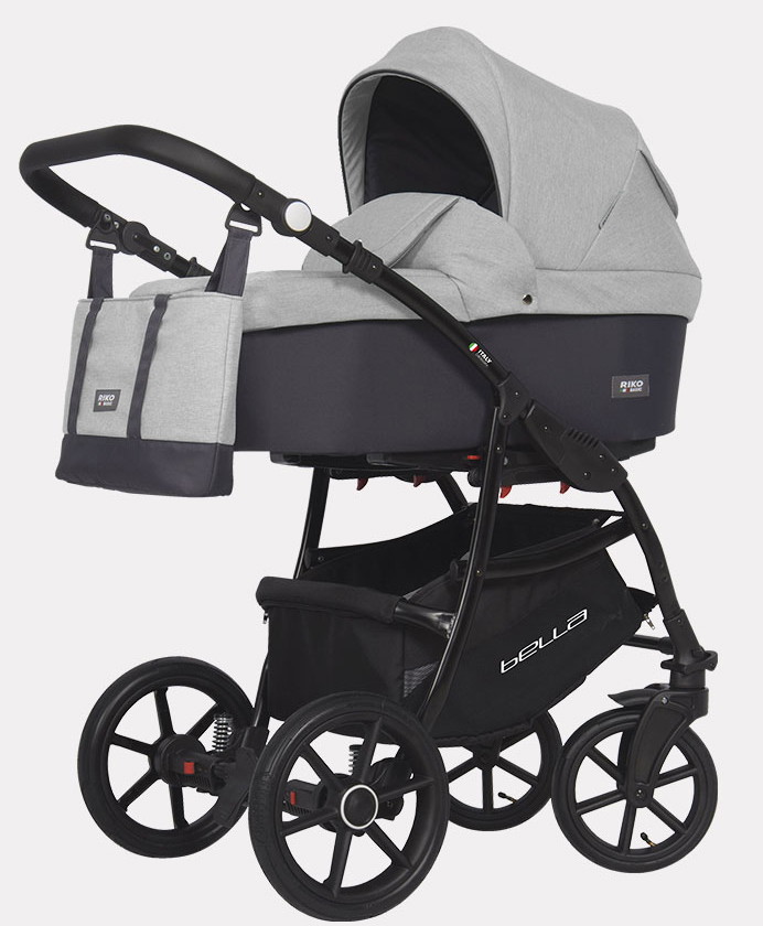 Детская коляска Riko Basic Bella 3 в 1 01 серый-графит 524hde20vigltbdvz2kbxwpdqvrrz6fs