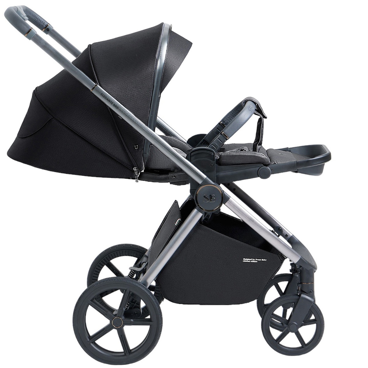 Коляска 2 в 1 Sweet Baby Elegante BRD Black g6zh8nhyopisnerexlgdzxckksp1vna2