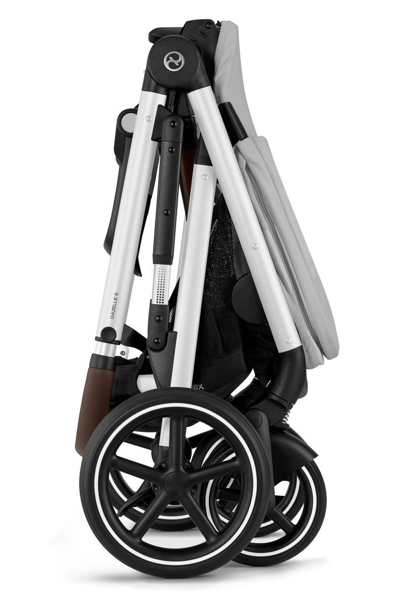 Прогулочная коляска Cybex Gazelle S SLV Lava Grey с корзиной ew59whnobykx0icfpu87namd7so9i0g9