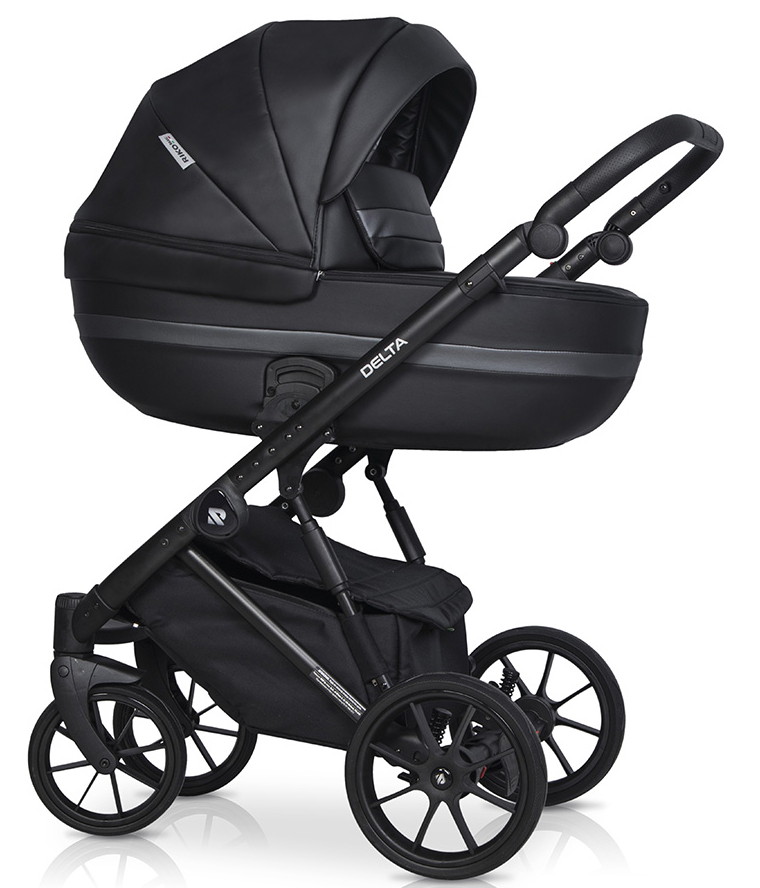 Коляска 3 в 1 RIKO BASIC DELTA ECCO 15 Black (черный) ngkt7ou80kblrchr9bhr8m9pqvj79cdg
