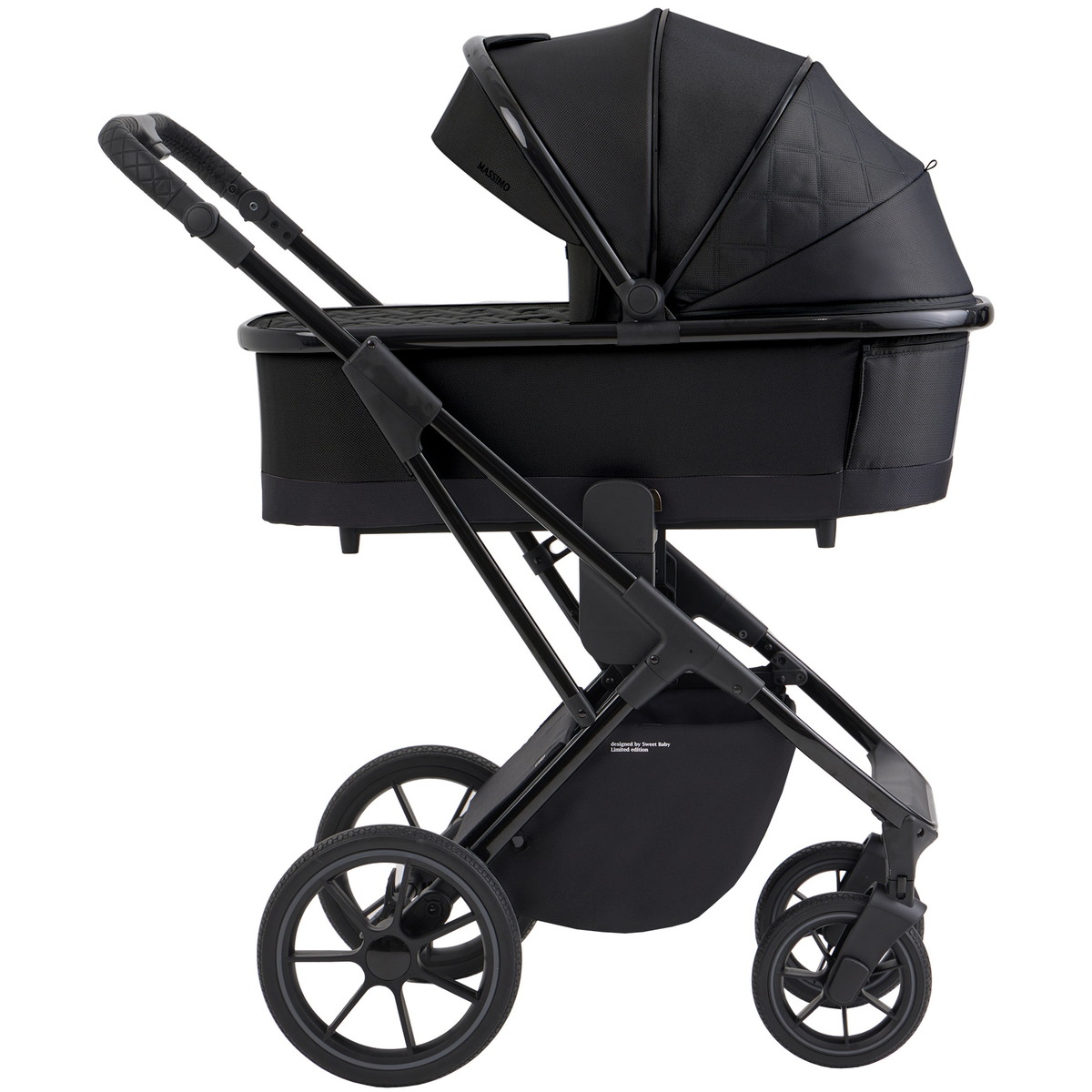 Детская коляска Sweet Baby Massimo SBL 2 в 1 Black 8l3n1yyhp64zgmjx1azvu1glekv6uj13