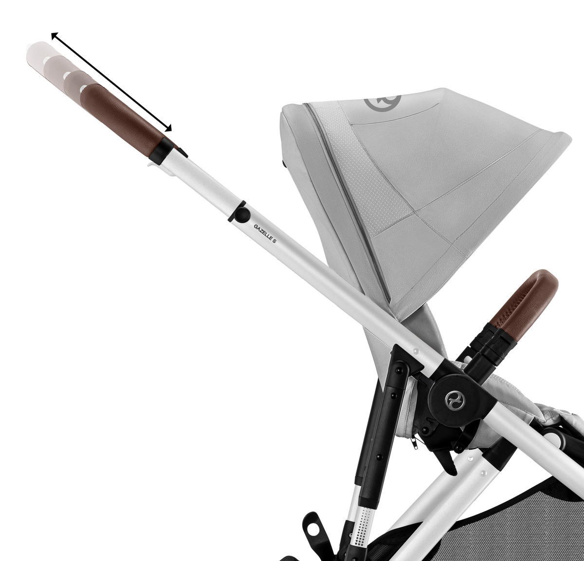 Прогулочная коляска Cybex Gazelle S SLV Lava Grey с корзиной tqlvrng6nfl4xon1oe691t9hnk1fkjv3