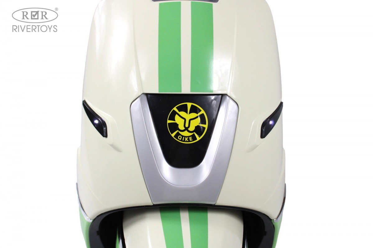 Детский электромотоцикл RiverToys Z222ZZ зеленый f36zjgiszc1aw15bfb0m22mvswmbllf7