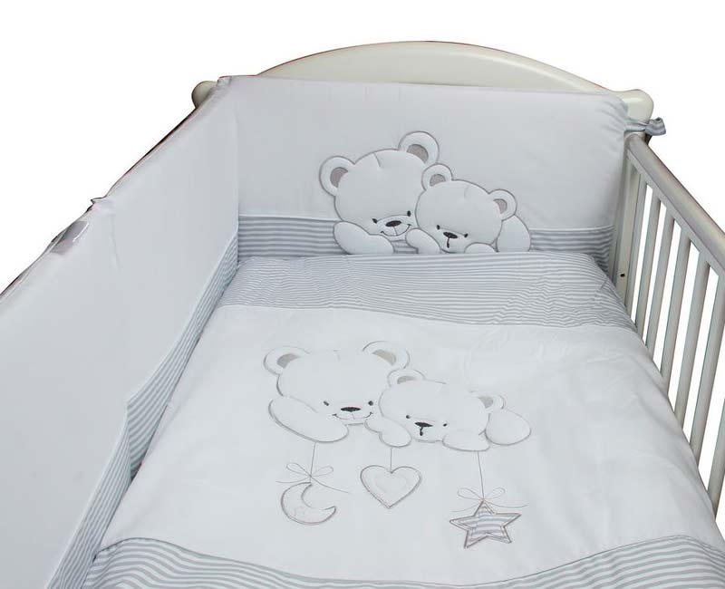 Комплект постельного белья Lepre Sweet Bears 6 предметов (125*65) 21 серый/полоска zbwl8fy5fv914ebfywr3mu43lqvdlcy8