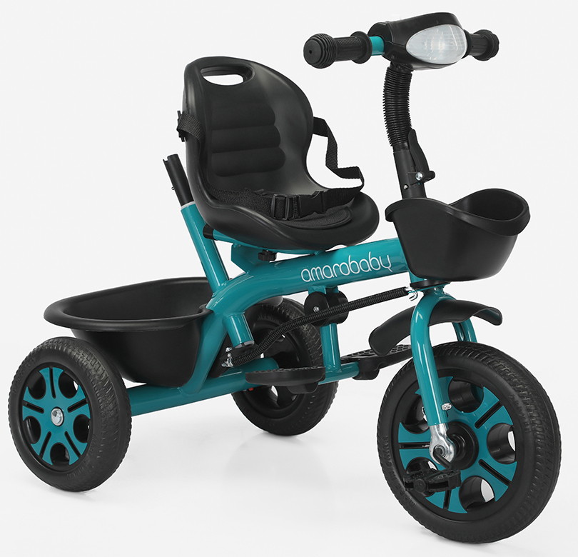 Трехколесный велосипед AmaroBaby Legend с ручкой зеленый ophqiuffd41k527he6aoez7gfzs9a5rv