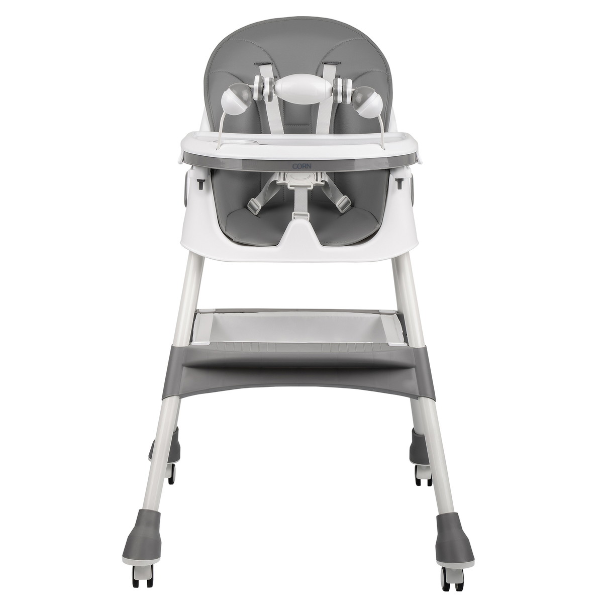 Стульчик для кормления Indigo Corn темно-серый fxpniml2ueboe1fr4c6b6tn9h9op16m7
