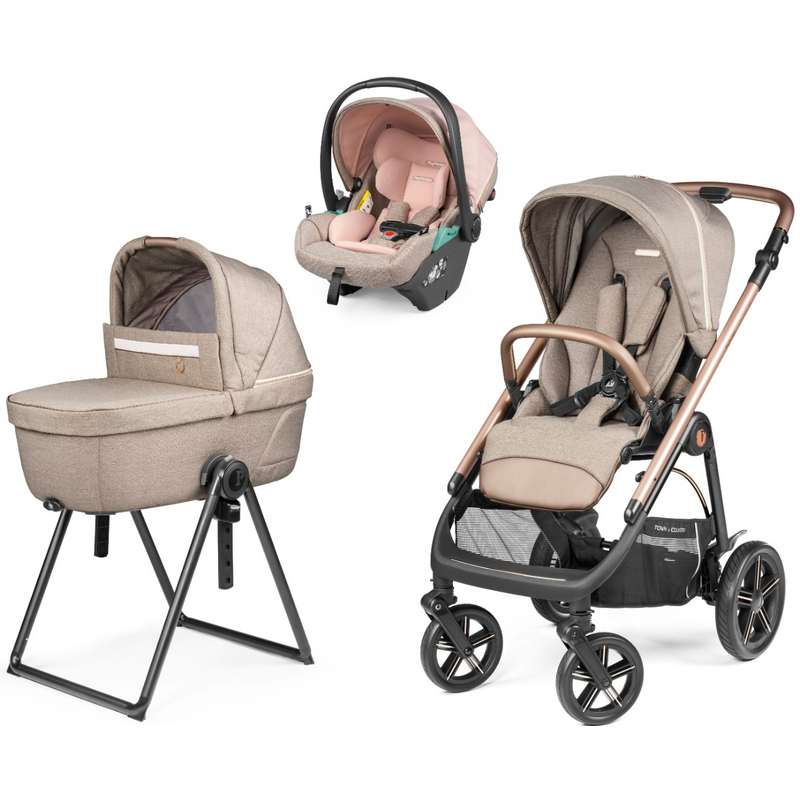 Коляска 3 в 1 Peg Perego Veloce TC Belvedere Lounge (Mon Amour New)