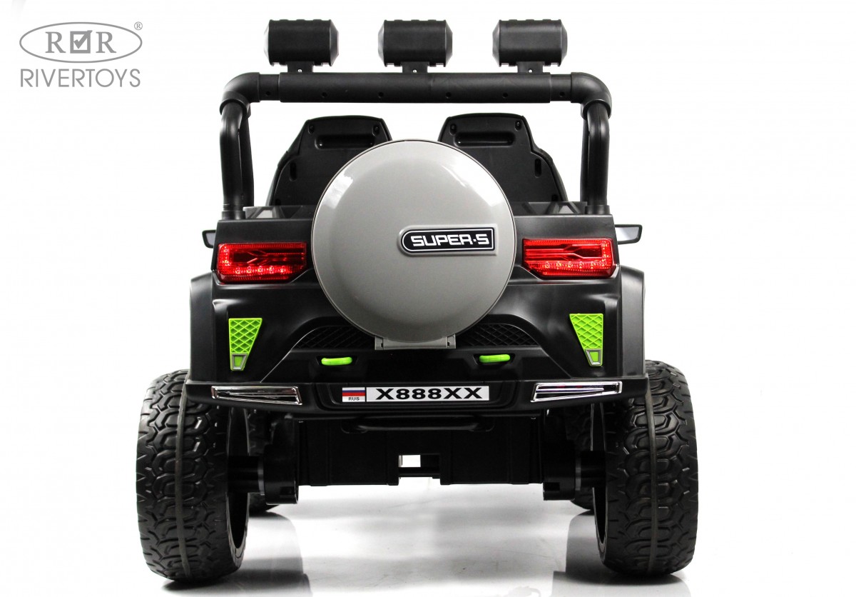 Детский электромобиль RiverToys X888XX серый q3iw6vbrtxjlolihe5ytaqwpdto73y0o