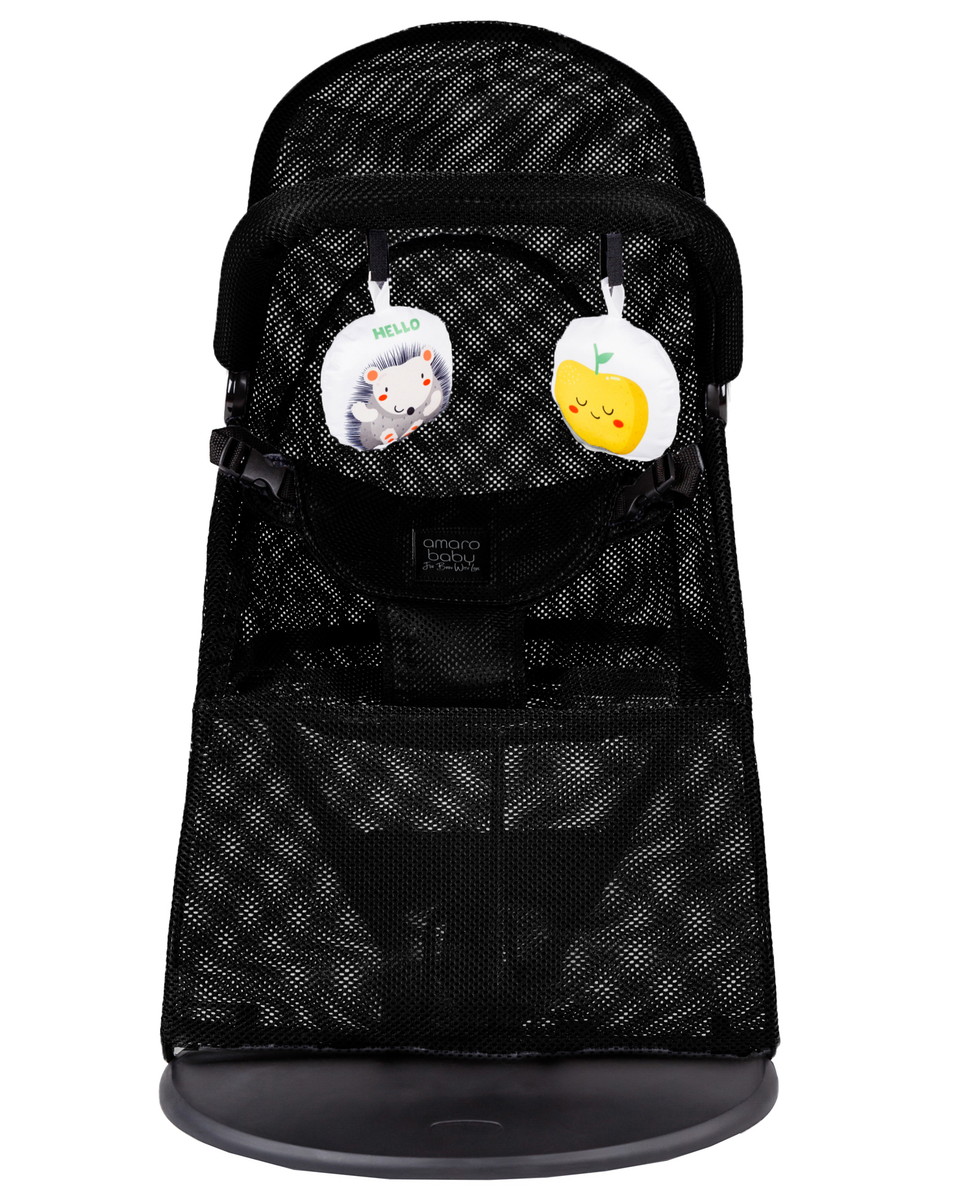 Шезлонг Amarobaby Baby time Черный 8sy9vg1zucsgl6tinnp2sn6yego3uldw