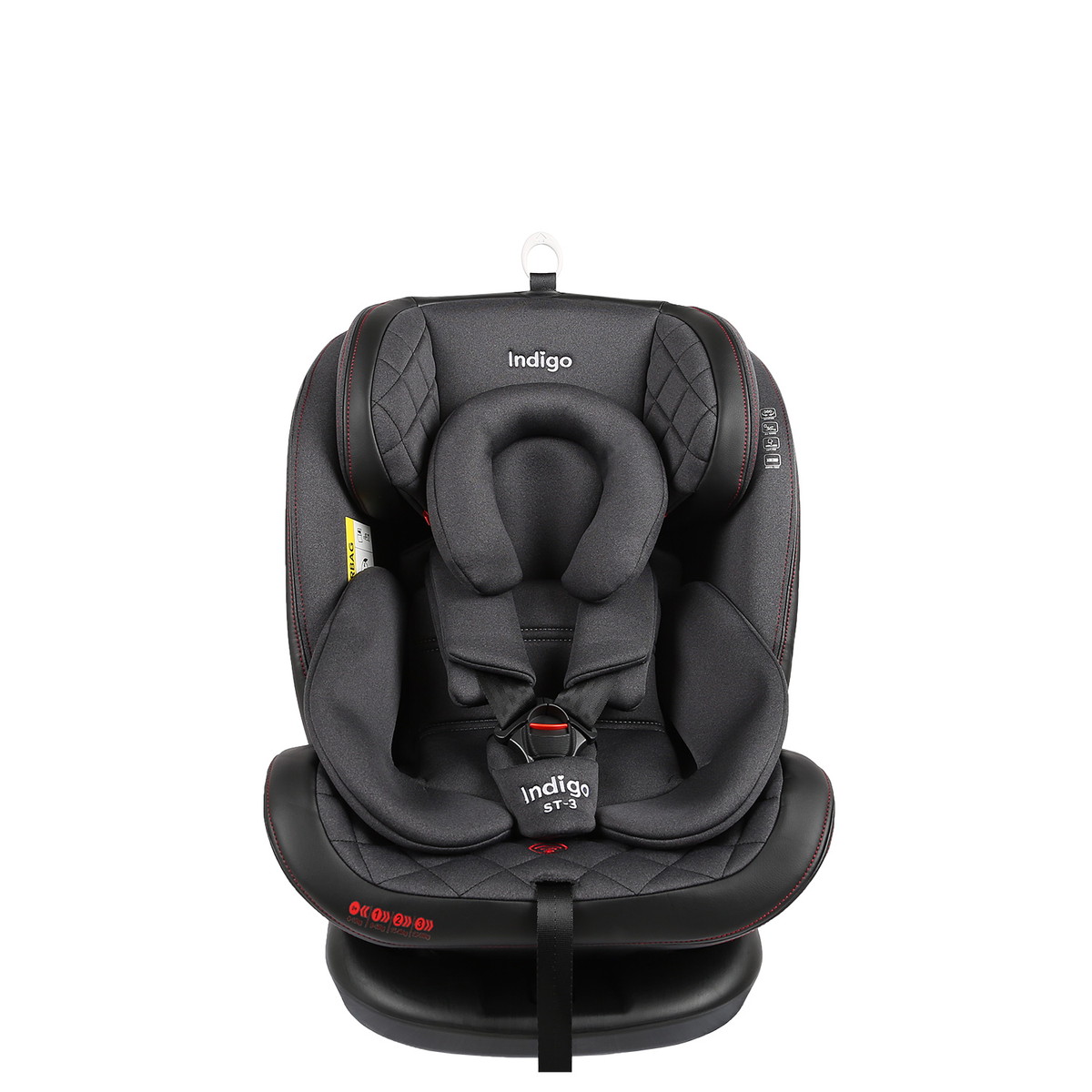 Автокресло Indigo AERO ISOFIX, ST-3, группа 0+1+2+3 черный-красный f4pq5t903lofishp1pknosofubfajy3k