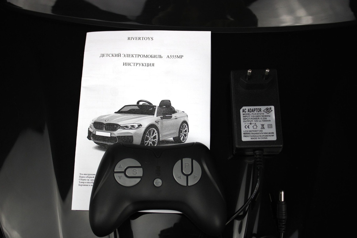 Детский электромобиль RiverToys BMW M5 Competition A555MP черный qkvvg7jcyrwbkvocxr1h6str7vgevb5y