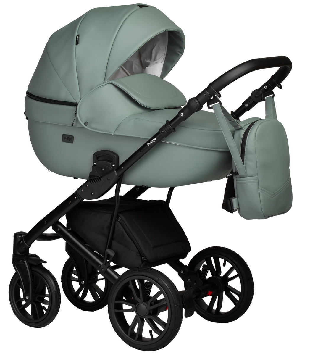Детская коляска Indigo Mio Eco 2 в 1 (03 (шалфей кожа))