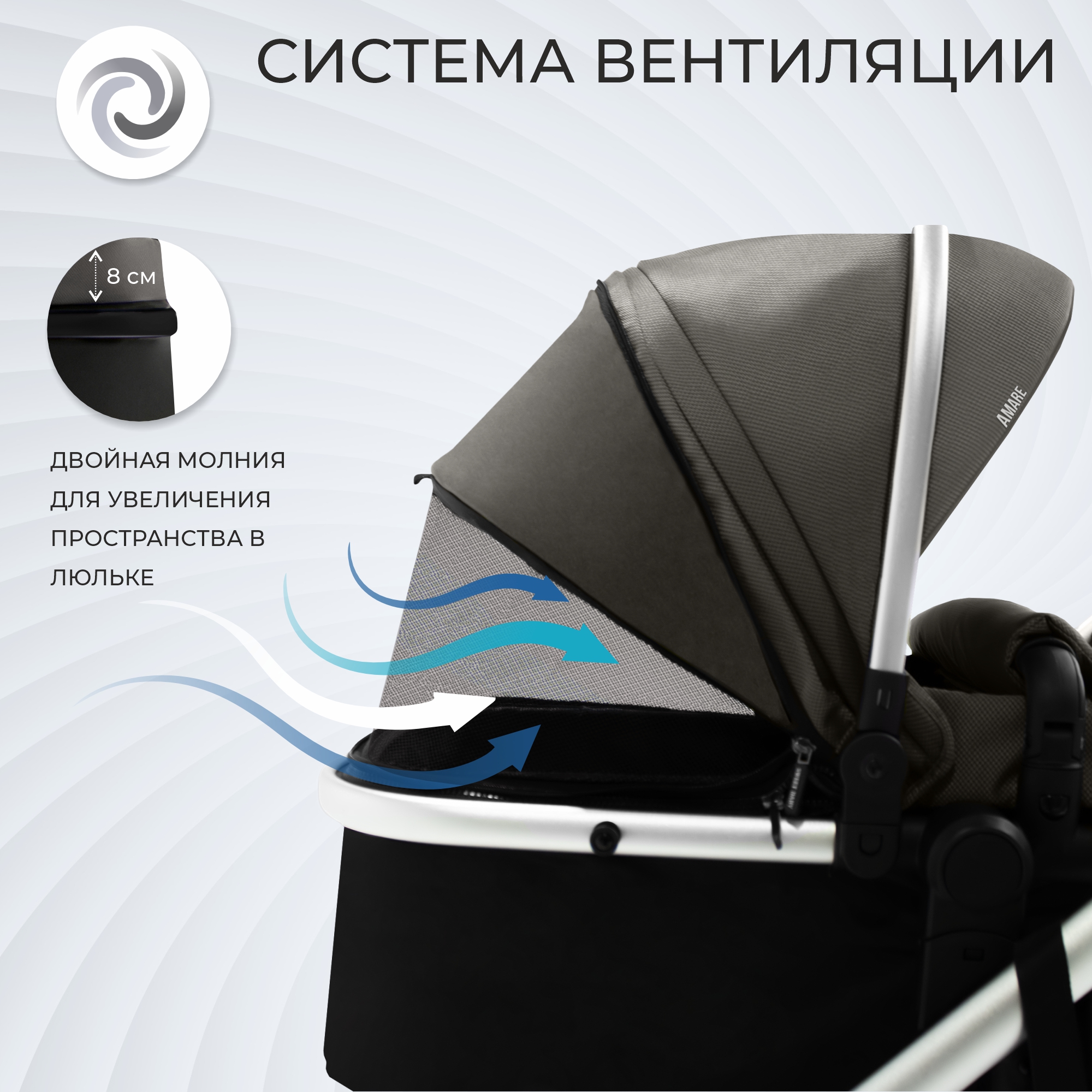 Коляска-трансформер 2 в 1 Sweet Baby Amare Brown 9mjsi9fbzb8km8aqlfm3d9bmb2okuir8