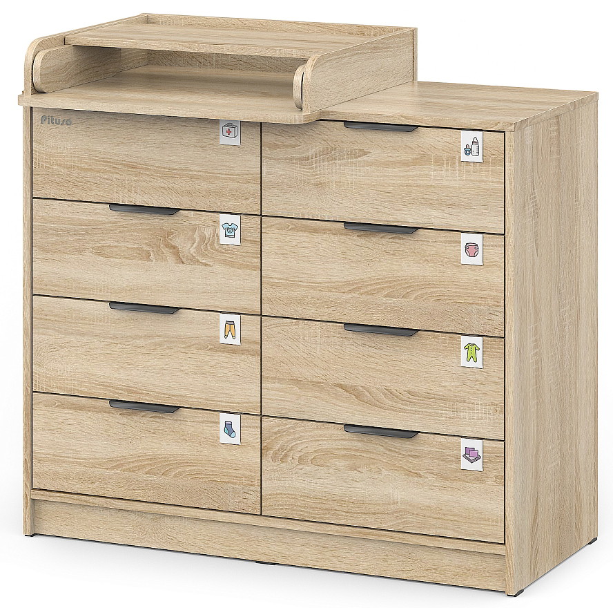 Комод Pituso Kids Optimum ЛДСП Дуб сонома jltzec3y2zg4d710ooarpwhslht1rewv